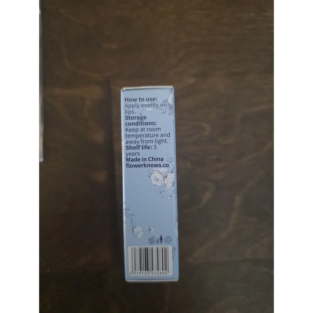 Flower Knows Bunny garden Collection  lip balm 01 Creamy Blue mirror Keychain - Picture 5 of 8